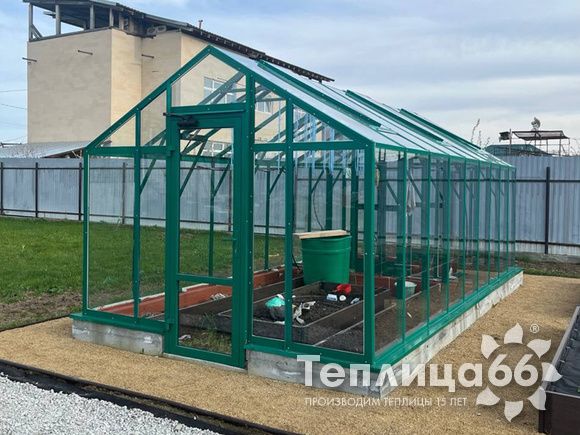 Теплица Рада Гарденикс 3 С (под стекло), ширина 3 м